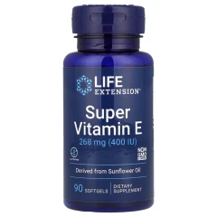 Life Extension, вітамін Е, 268 мг (400 МО), 90 капсул