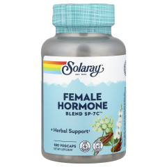 Жіноча гормональна суміш Solaray (Female Hormone SP-7C) 180 рослинних капсул