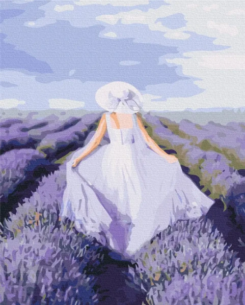 Картина за номерами Лавандова легкість  Brushme 40x50