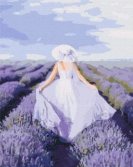 Картина за номерами Лавандова легкість  Brushme 40x50