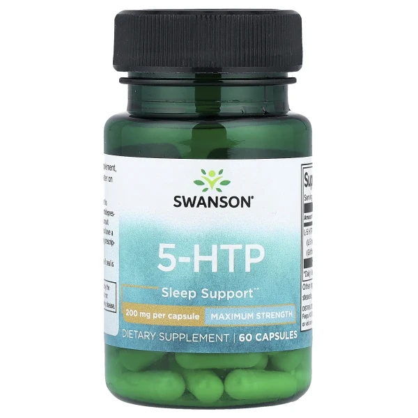 5-HTP Swanson (5-HTP Maximum Strength) 200 мг 60 капсул