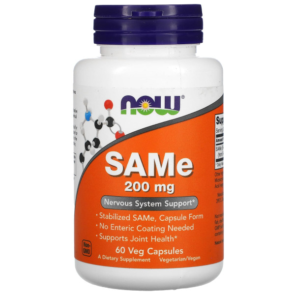 SAM-e (S-Adenosyl-L-Methionine) 200 мг 60 капсул