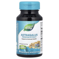 Астрагал стандартизований Nature's Way (Astragalus Standardized) 500 мг 60 капсул