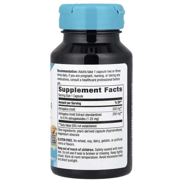 Астрагал стандартизований Nature's Way (Astragalus Standardized) 500 мг 60 капсул