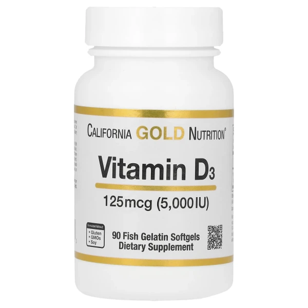 Вітамін D3 (Vitamin D3) 5000 МО 90 капсул
