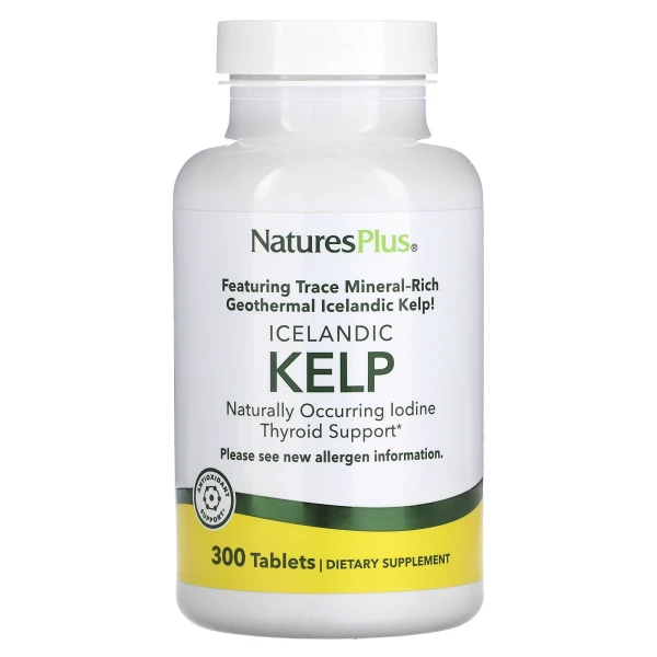 Ламінарія ісландська Nature's Plus (Kelp icelandic) 150 мкг 300 таблеток