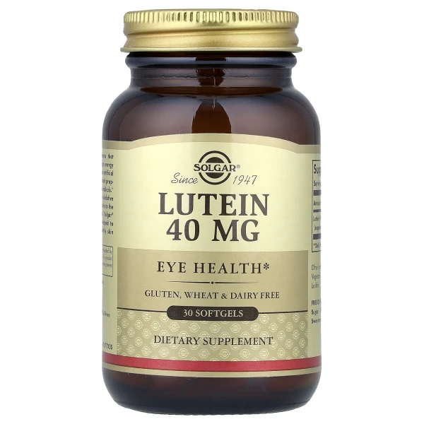 Лютеїн Solgar (Lutein) 40 мг 30 капсул
