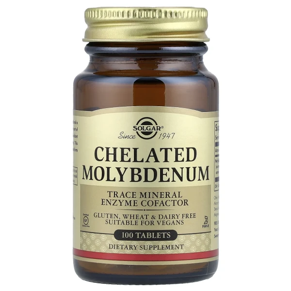 Молібден (Chelated Molybdenum) 150 мкг 100 таблеток
