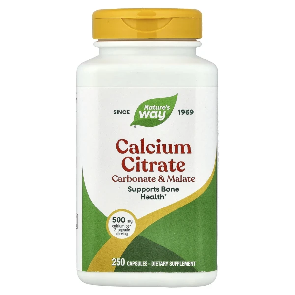 Кальцій цитрат Nature's Way (Calcium Citrate) 500 мг 250 капсул