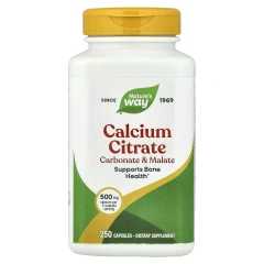 Кальцій цитрат Nature's Way (Calcium Citrate) 500 мг 250 капсул