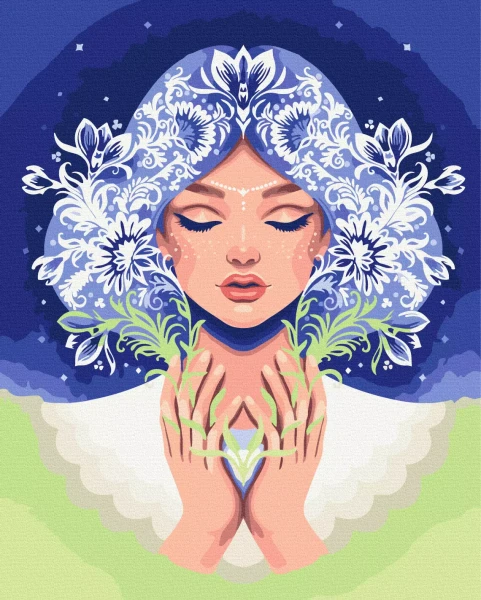 Картина по номерам Обладательница тишины © Polina Skurykhina 40x50 Brushme