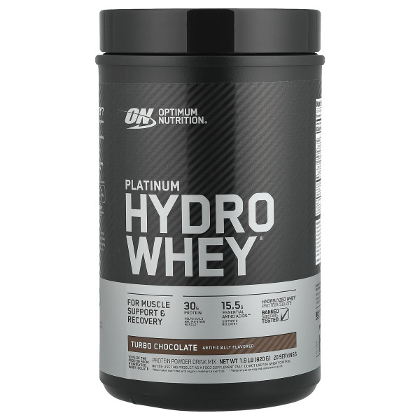 Optimum Nutrition, Platinum HydroWhey®, сироватковий протеїн, шоколад, 820 г