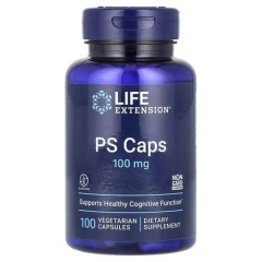 Фосфатидилсерин 100 мг Life Extension (PS Caps) 100 рослинних капсул