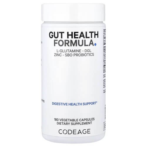 Комплекс для здоровья кишечника Codeage (Gut Health Formula) 180 растительных капсул