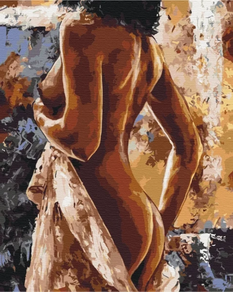 Картина за номерами Жіночність 40x50 Brushme