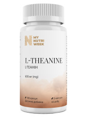 L-теанін, L-Theanine, My Nutri Week, 600 мг, 100 капсул