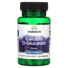 Кальций D-глюкарат Swanson (Calcium D-Glucarate) 60 капсул