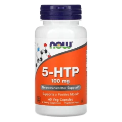 5-HTP 5-Гідрокситриптофан Now Foods (5-HTP) 100 мг 60 капсул