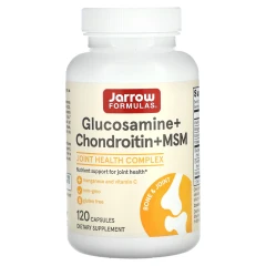 Глюкозамін Хондроїтин з МСМ Jarrow Formulas (Glucosamine &amp; Chondroitin with MSM) 120 капсул