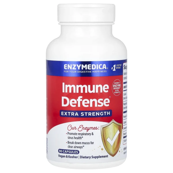 Зміцнення імунітету з підвищеною силою дії Enzymedica (Immune Defense) 90 капсул