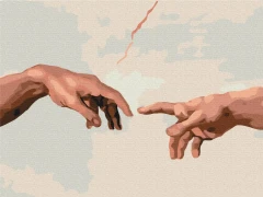 Преміум картина за номерами Створення Адама Brushme 40x50
