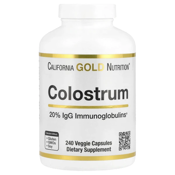 Молозиво California Gold Nutrition (Colostrum) 500 мг 240 капсул