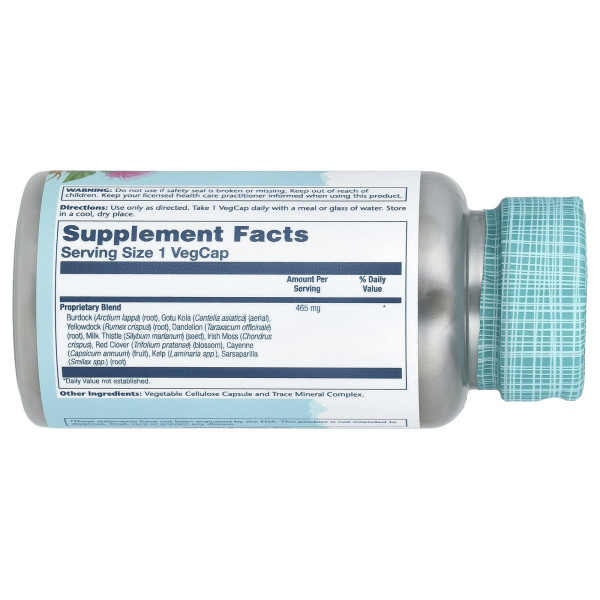 Solaray, суміш для шкіри, SP-4™, 100 капсул VegCap