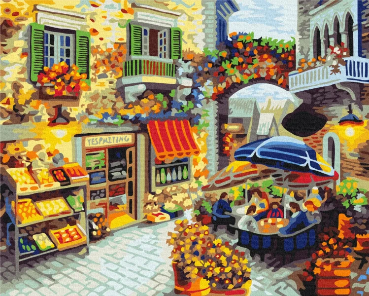 Картина за номерами Домашній ресторанчик  Brushme 40x50