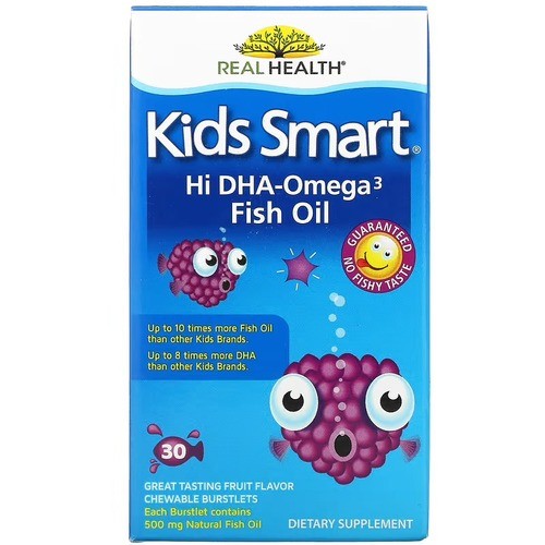 Жевательные конфеты из омега-3 рыбьего жира и DHA Bioglan (Kids Smart DHA-Omega 3 Fish Oil) 30 жевательных конфет