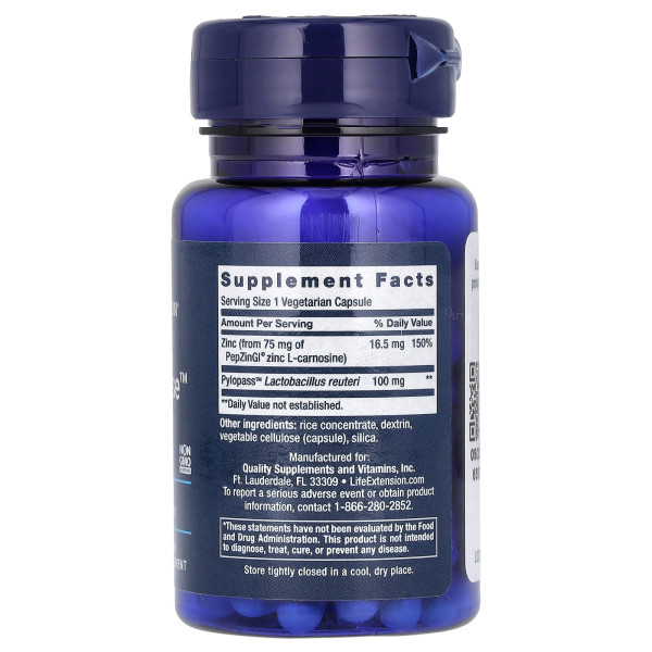 Восстановление желудка Life Extension (Gastro-Ease) 60 капсул