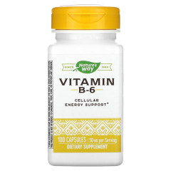 Вітамін В6 Nature's Way (Vitamin B6) 50 мг 100 капсул