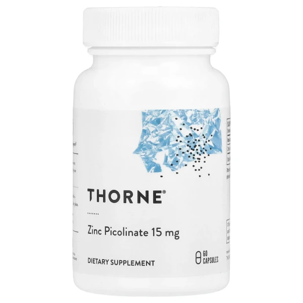 Піколінат цинку Thorne Research  (Zinc Picolinate) 15 мг 60 капсул