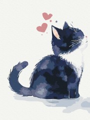 Картина за номерами Муркотіння любові 1 40x50 Brushme