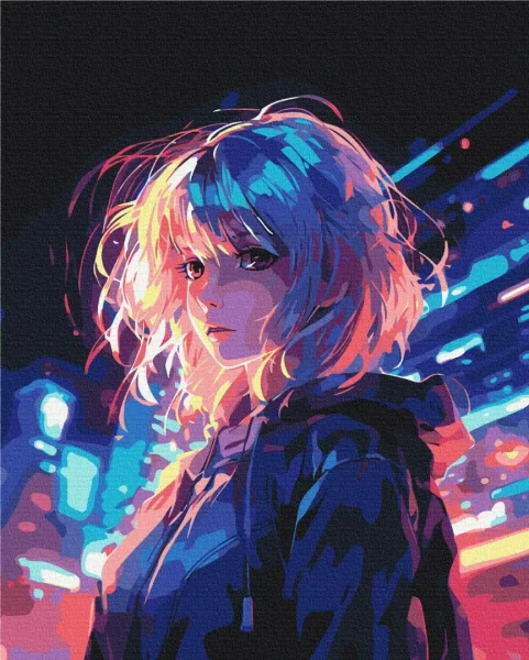Картина за номерами Кіберпанк  Brushme 48x60