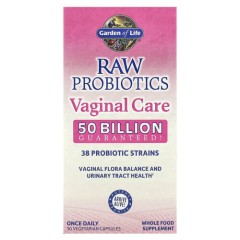 Пробіотики для вагінальної мікрофлори Garden of Life (RAW Probiotics Vaginal Care) 30 рослинних капсул