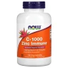 NOW Foods, C-1000 і цинк для імунітету, 180 рослинних капсул