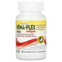 Вітамінно-мінеральний комплекс Nature's Plus (HEMA-PLEX) 60 капсул