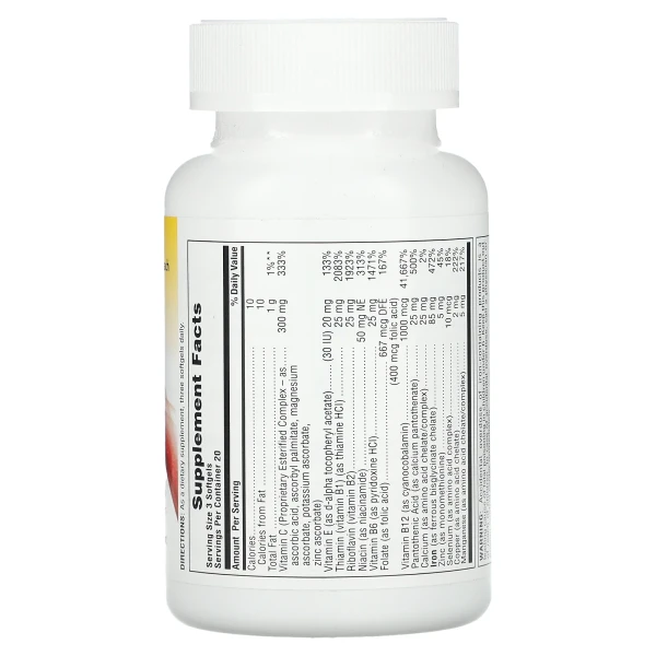 Вітамінно-мінеральний комплекс Nature's Plus (HEMA-PLEX) 60 капсул