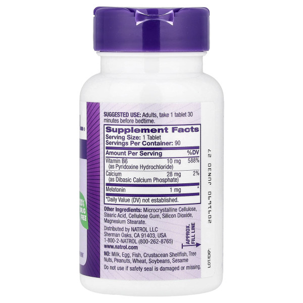 Мелатонин (Melatonin) 1 мг 90 таблеток