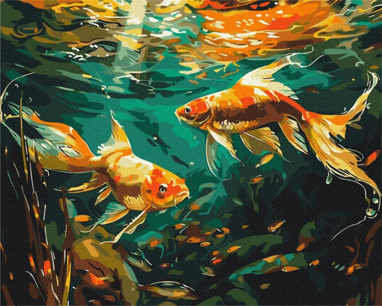 Картина за номерами Підводний вальс  Brushme 48x60