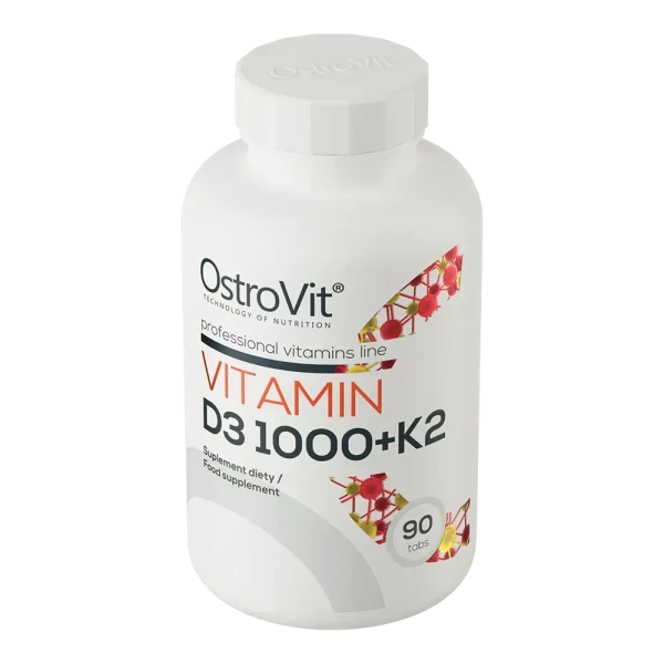 Витамин D3 Ostrovit 1000+K2 Vitamin D3 1000+K2 90 таблеток