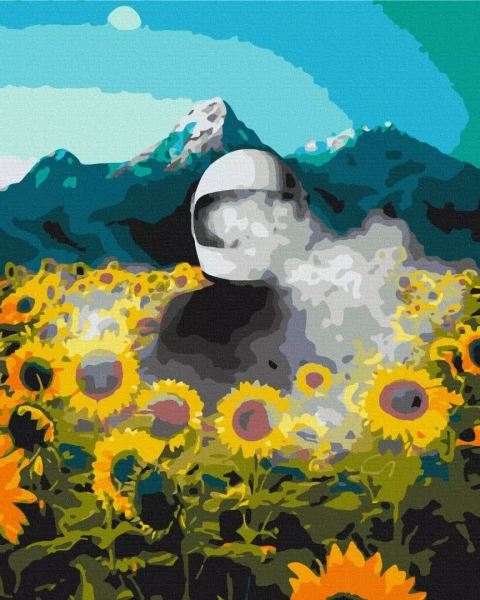 Картина за номерами Космічна земля 40x50 Brushme