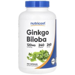 Гінкго Білоба 120 мг Nutricost (Ginkgo Biloba) 240 капсул