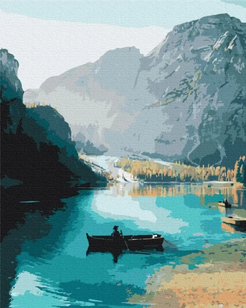 Картина за номерами Прогулянка у човні  Brushme 48x60