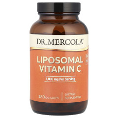 Ліпосомальний вітамін С Dr. Mercola (Liposomal Vitamin C) 500 мг 180 капсул