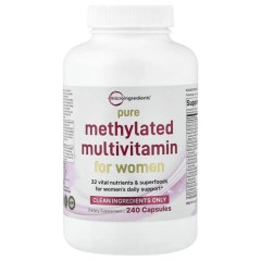 Мультивітаміни для жінок Micro Ingredients (Methylated Multivitamin For Women) 240 капсул