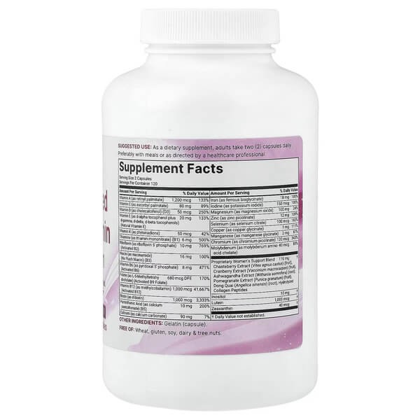 Мультивітаміни для жінок Micro Ingredients (Methylated Multivitamin For Women) 240 капсул