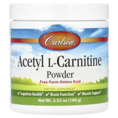 Ацетил карнітин Carlson (Acetyl-L-Carnitine) 100 г