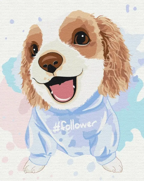 Картина за номерами Дружочок  Brushme 40x50