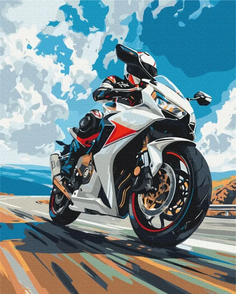 Картина за номерами Шлях до Хмар  Brushme 40x50